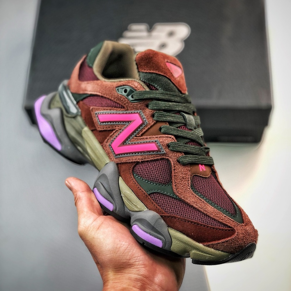 New Balance 9060 Rich Oak/Deep Burgandy